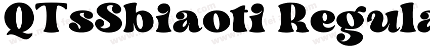 QTsSbiaoti Regular字体转换